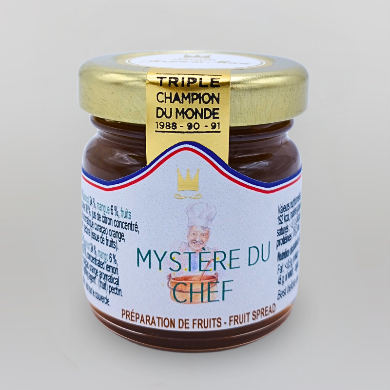 CONFITURE MYSTERE DU CHEF AU SUCRE DE CANNE