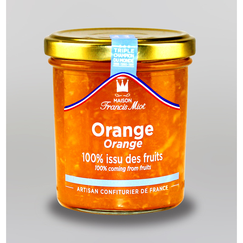 CONFITURE D'ORANGE 100 % ISSU DES FRUITS