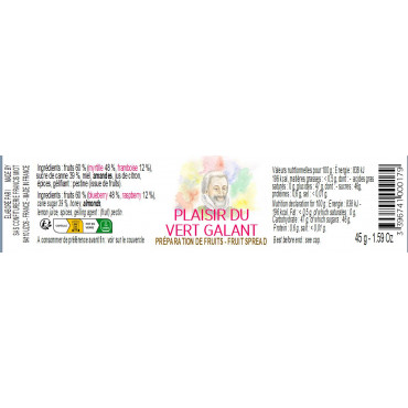 CONFITURE VERT GALANT AU SUCRE DE CANNE