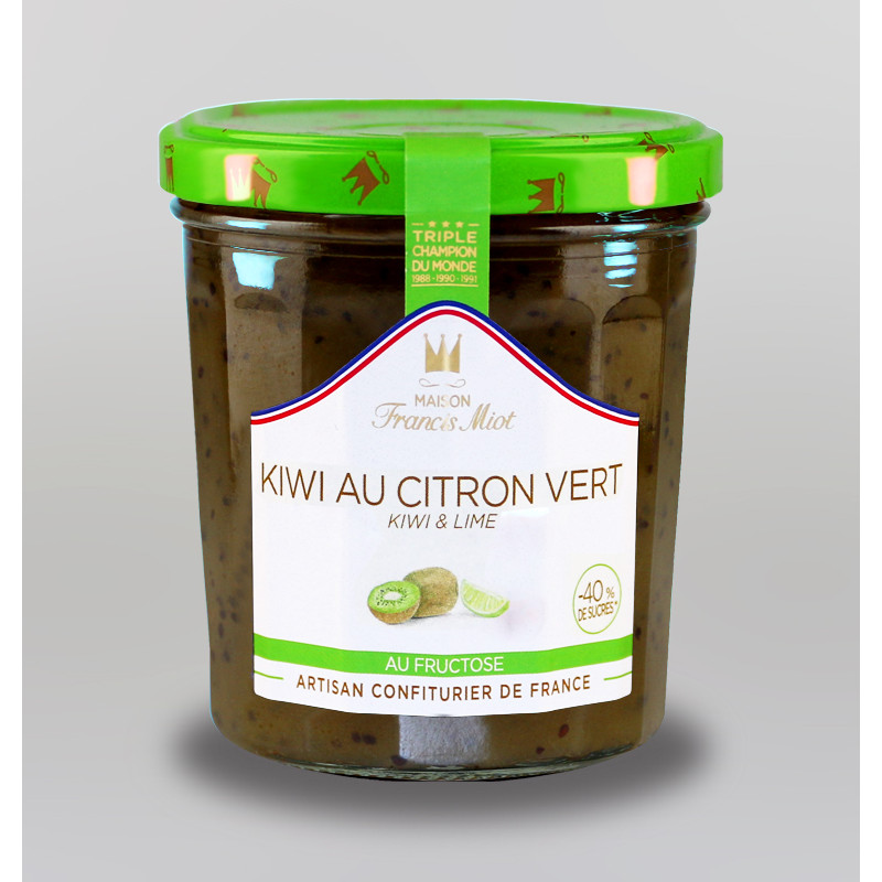 CONFITURE DE KIWI AU CITRON VERT AU FRUCTOSE