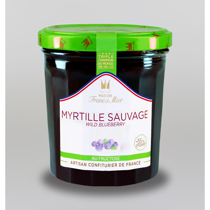 CONFITURE DE MYRTILLE AU FRUCTOSE