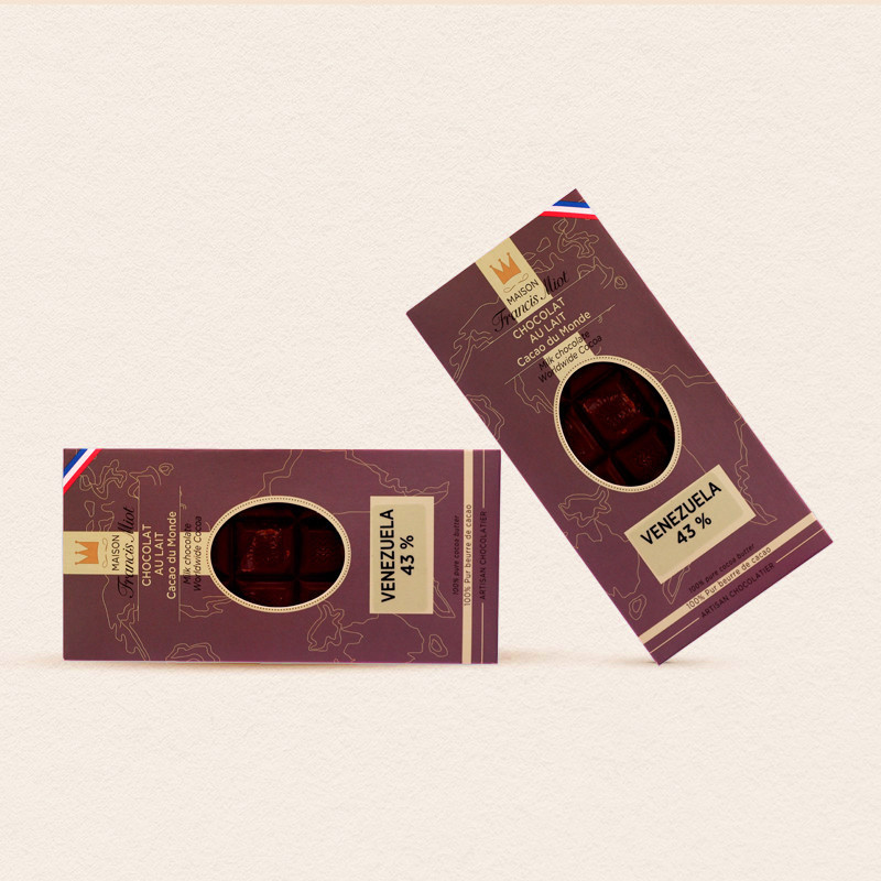 CHOCOLAT AU LAIT DU VENEZUELA (43% DE CACAO)
