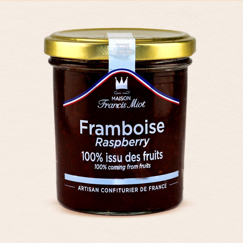 CONFITURE DE FRAMBOISE 100 % ISSU DES FRUITS