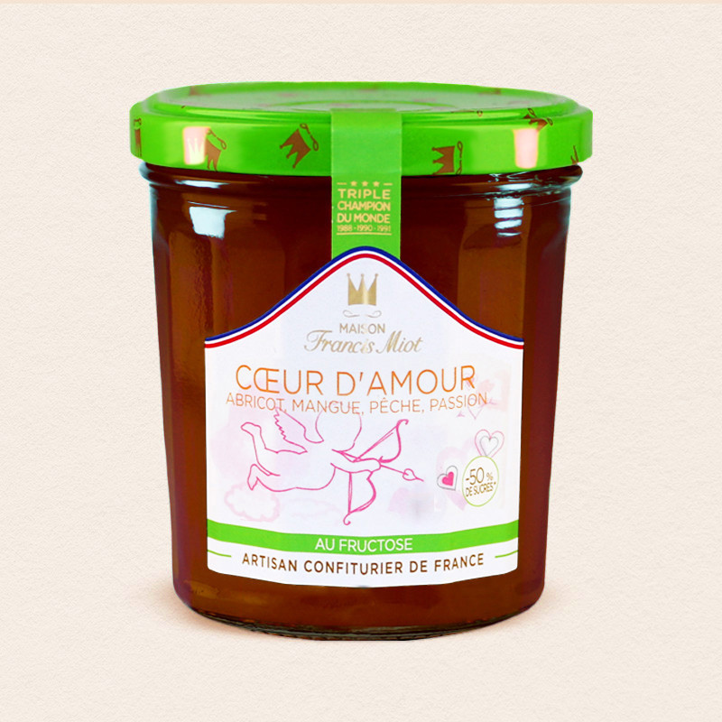 CONFITURE DE COEUR D'AMOUR AU FRUCTOSE
