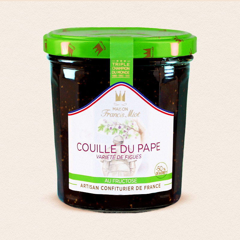 CONFITURE DE COUILLE DU PAPE AU FRUCTOSE