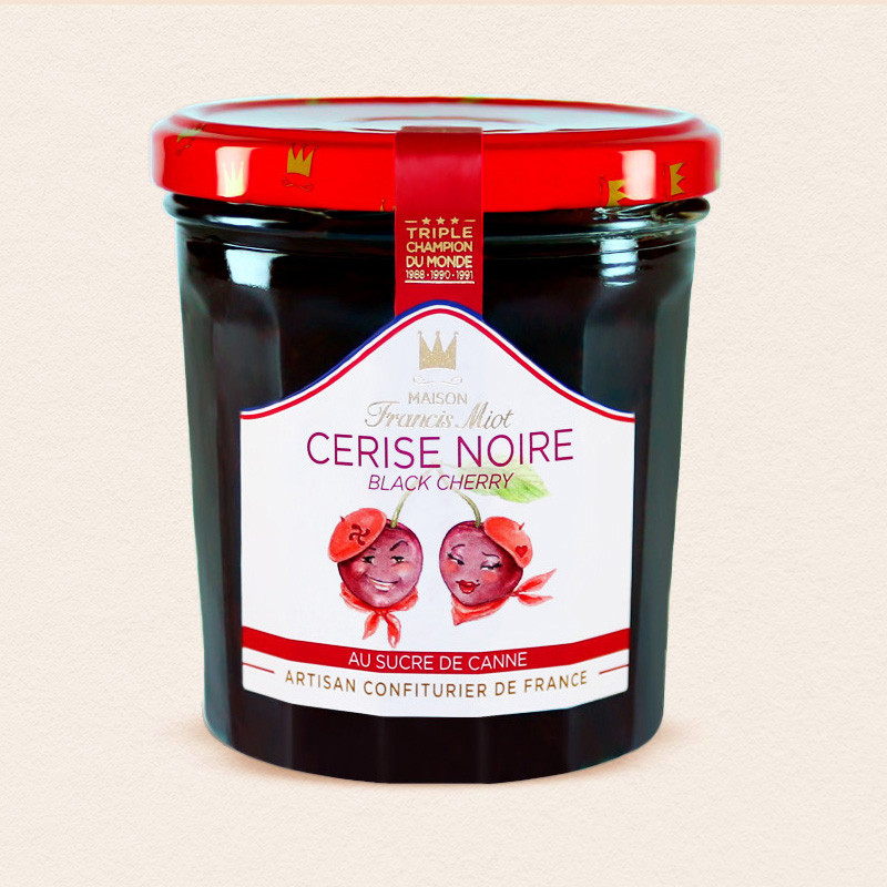 CONFITURE DE CERISE NOIRE AU SUCRE DE CANNE