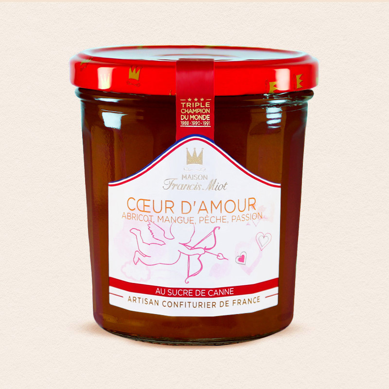 CONFITURE COEUR D'AMOUR AU SUCRE DE CANNE