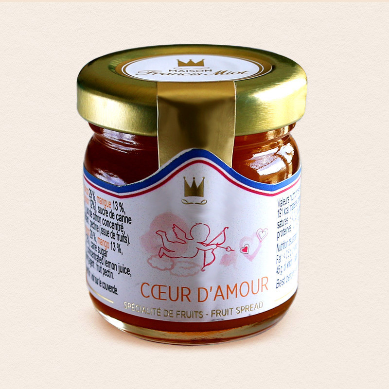 CONFITURE COEUR D'AMOUR AU SUCRE DE CANNE