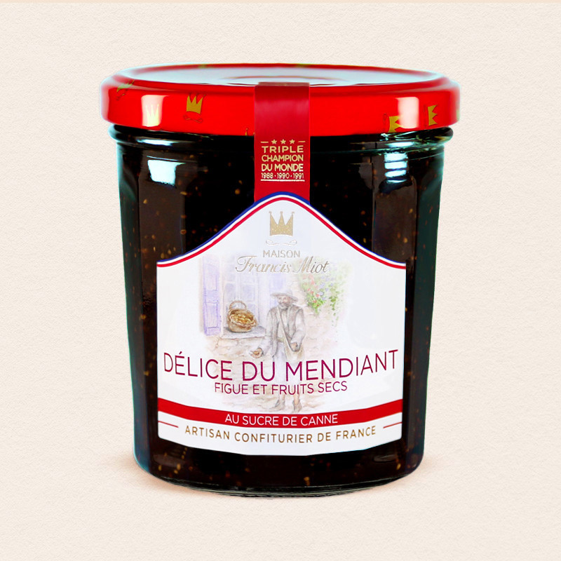 CONFITURE DELICE DU MENDIANT AU SUCRE DE CANNE