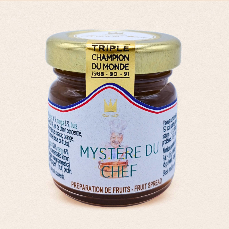 CONFITURE MYSTERE DU CHEF AU SUCRE DE CANNE