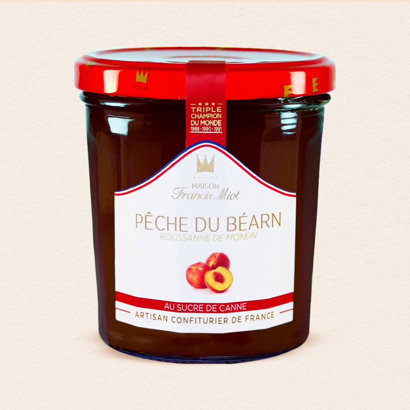CONFITURE DE PECHE DU BEARN AU SUCRE DE CANNE