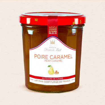 CONFITURE POIRE CARAMEL AU SUCRE DE CANNE