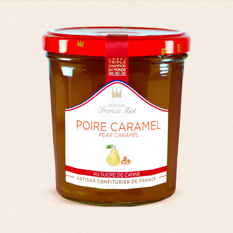 CONFITURE POIRE CARAMEL AU SUCRE DE CANNE