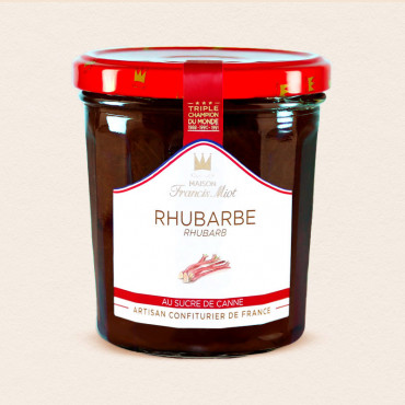 CONFITURE DE RHUBARBE AU SUCRE DE CANNE