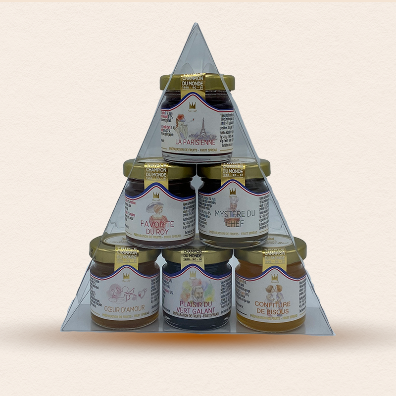 PYRAMIDE POLISSON 45G 6 mini pots