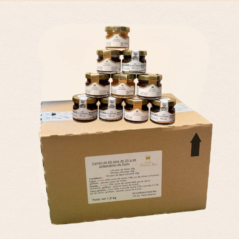 CARTON DE 60 POTS DE 30G