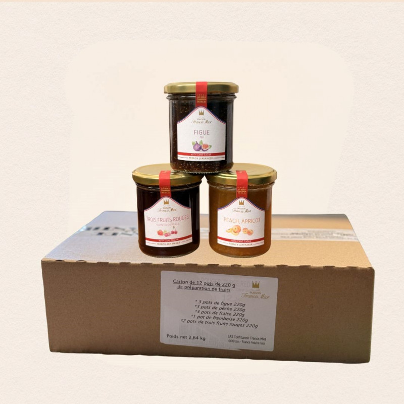 Carton de 12 pots de 220g
