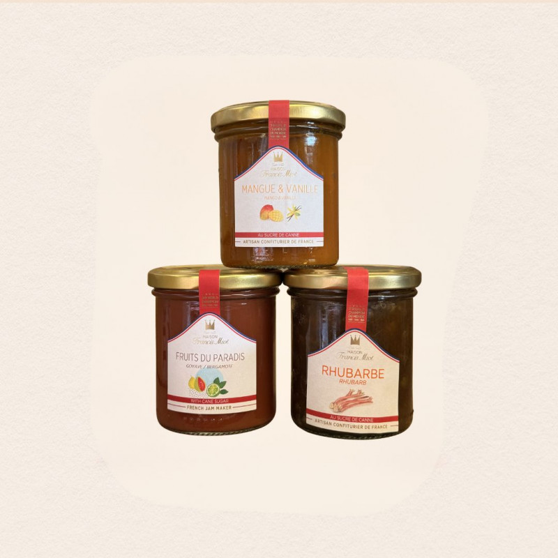 LOT DE 3 POTS DE 220G
