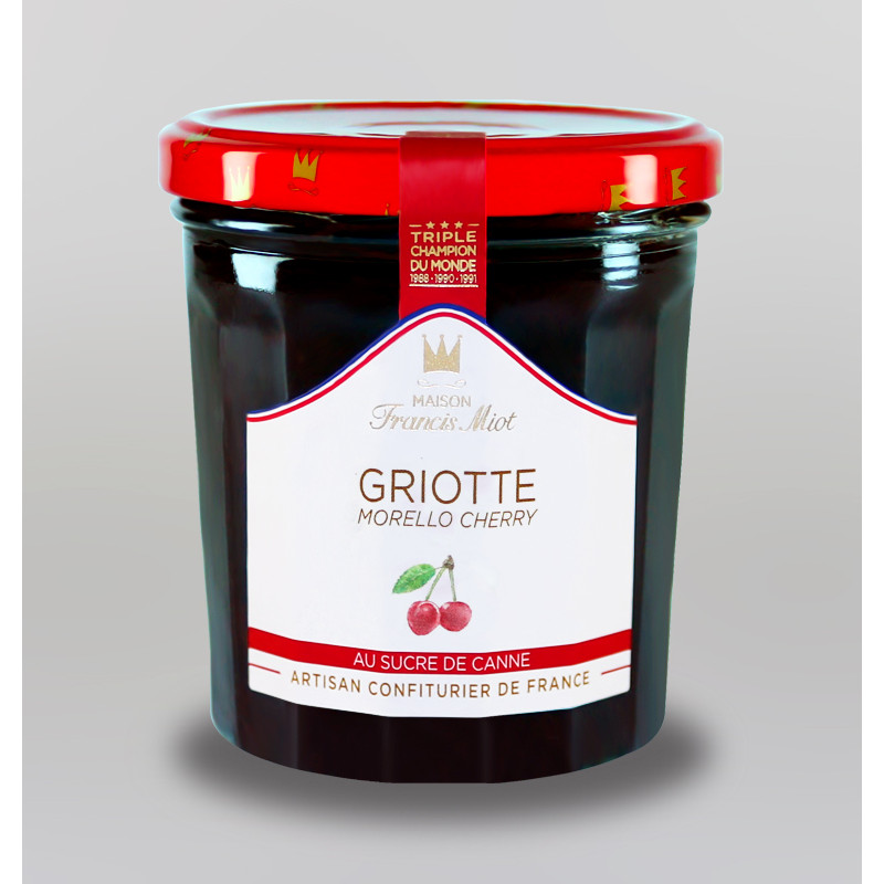 CONFITURE DE GRIOTTE AU SUCRE DE CANNE