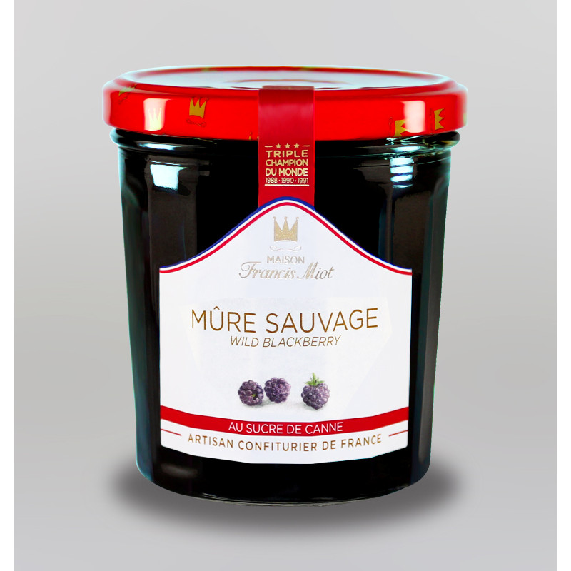 CONFITURE DE MURE SAUVAGE AU SUCRE DE CANNE