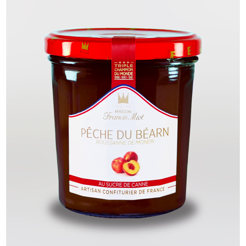 CONFITURE DE PECHE DU BEARN AU SUCRE DE CANNE