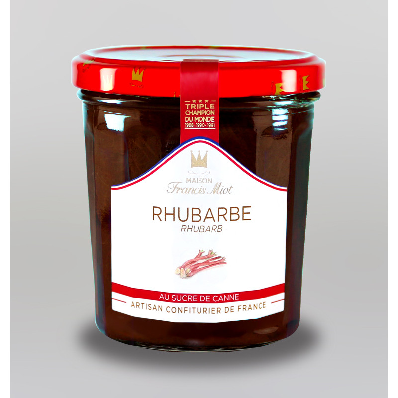 CONFITURE DE RHUBARBE AU SUCRE DE CANNE