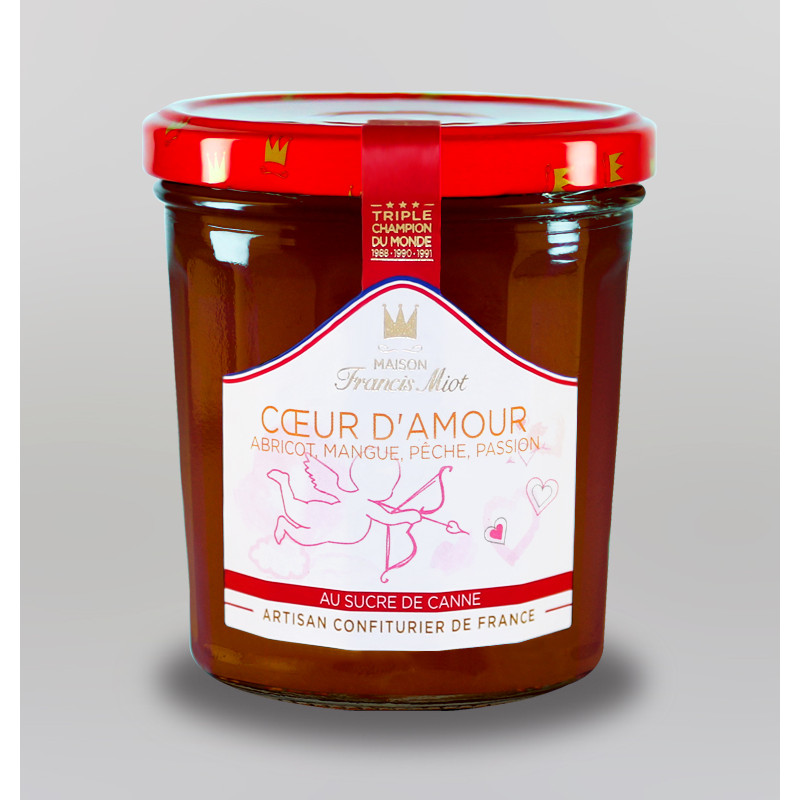 CONFITURE COEUR D'AMOUR AU SUCRE DE CANNE