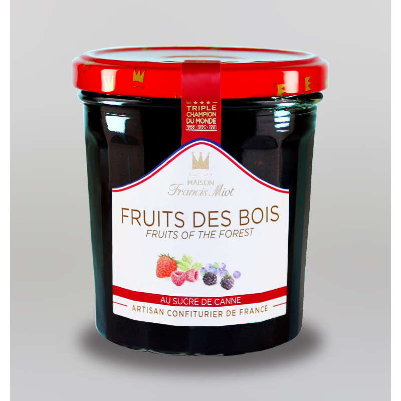 CONFITURE DE FRUITS DES BOIS AU SUCRE DE CANNE