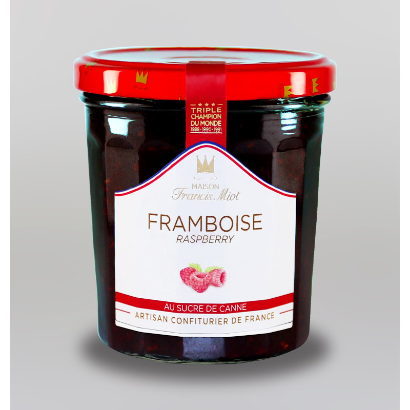 CONFITURE DE FRAMBOISE AU SUCRE DE CANNE