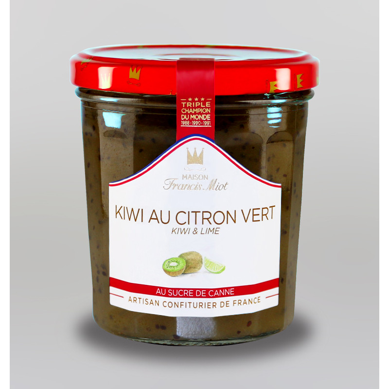 CONFITURE DE KIWI AU CITRON VERT AU SUCRE DE CANNE