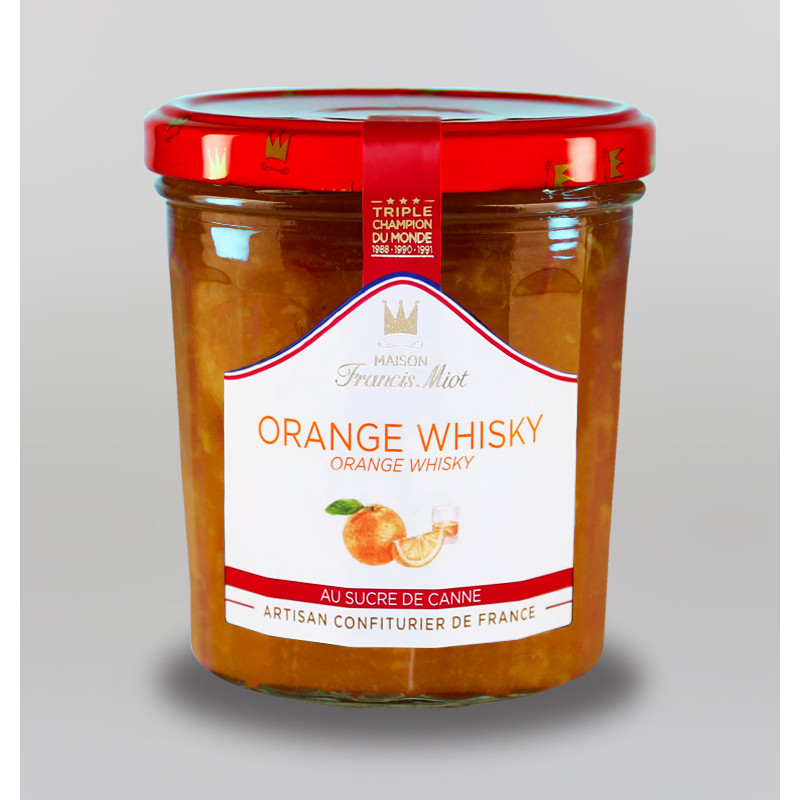 CONFITURE D'ORANGE WHISKY AU SUCRE DE CANNE