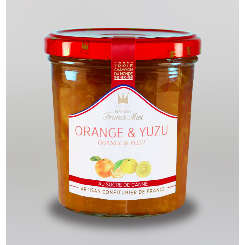 CONFITURE D'ORANGE YUZU AU SUCRE DE CANNE