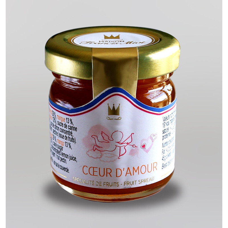 CONFITURE COEUR D'AMOUR AU SUCRE DE CANNE