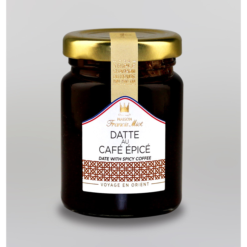 CONFITURE DE DATTE AU CAFE EPICE AU SUCRE DE CANNE