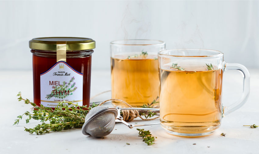 Thé et miel de thym