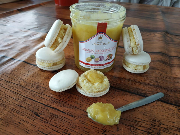 Maison Francis Miot rectte macarons exotiques ananas passion coco