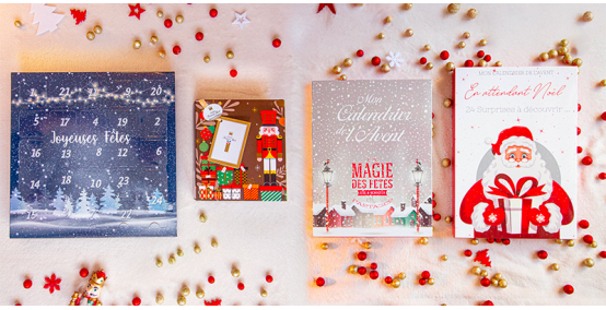 Nos calendriers de l'Avent sont disponibles !